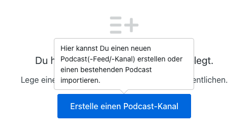 Podcast importieren